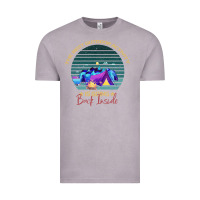 Vintage Zinc camping The Best Outdoor Activity Is Going Back Inside Vintage Tee - Bettercallsaul