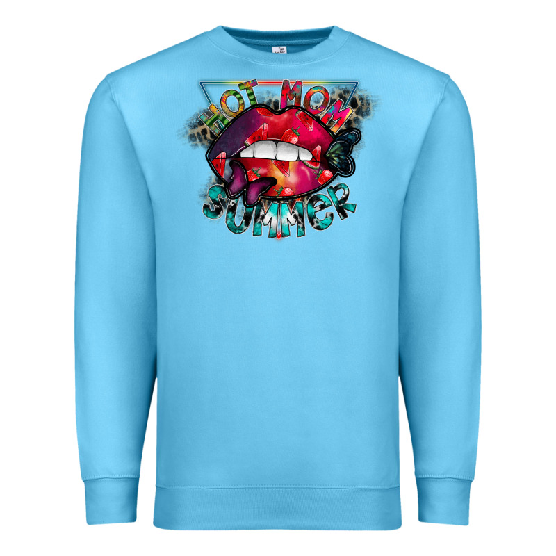 Hot Mom Summer Premium Sweatshirt by CowhideDigitalArt | Teevron