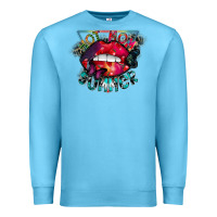 Ocean Blue hot mom summer Premium Sweatshirt - CowhideDigitalArt