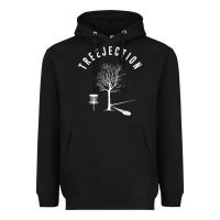 Black Disc Golf Funny Sports Tree Disc Golf Player Heavyweight Hoodie - tuanDangUi