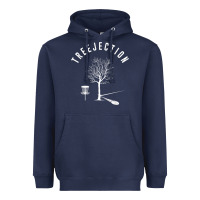 Navy Disc Golf Funny Sports Tree Disc Golf Player Heavyweight Hoodie - tuanDangUi