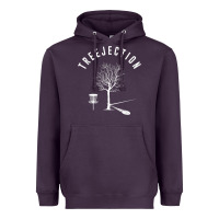 Plum Disc Golf Funny Sports Tree Disc Golf Player Heavyweight Hoodie - tuanDangUi