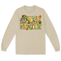 Mushroom Egg hunter with camouflage plate letters Easter Long Sleeve Tee - HowdyJamesFarm