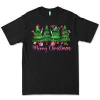 Black Merry Christmas Nurse trees Premium Tee - MaliasSmallBusiness