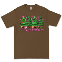 Cacao Merry Christmas Nurse trees Premium Tee - MaliasSmallBusiness