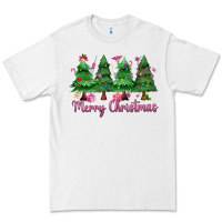 White Merry Christmas Nurse trees Premium Tee - MaliasSmallBusiness