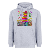 Heather Grey Let's Get Smashed Heavyweight Hoodie - CowhideDigitalArt