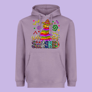 Let's Get Smashed Heavyweight Hoodie Designed By Cowhidedigitalart
