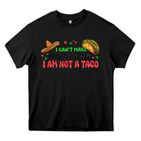 Black i cant make everyone happy i an not a taco Heavy Core Tee - MaliasSmallBusiness
