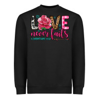 Black love never fails Heavyweight Sweatshirt - OliviaCreatesArt