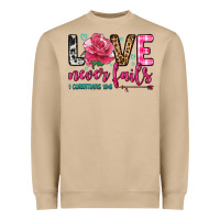 Mushroom love never fails Heavyweight Sweatshirt - OliviaCreatesArt