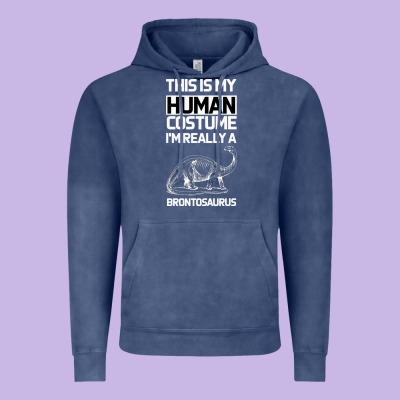 This Is My Human Costume Im Really A Brachiosaurus Vintage Hoodie Designed By Bettercallsaul