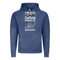 Vintage Denim This Is My Human Costume Im Really A Brachiosaurus Vintage Hoodie - Bettercallsaul