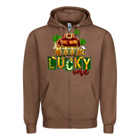 Chestnut St Patricks Lucky One Zipper Hoodie - FaDigitalArtStudio