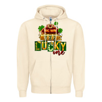 Sandshell St Patricks Lucky One Zipper Hoodie - FaDigitalArtStudio