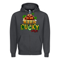 Smoke St Patricks Lucky One Zipper Hoodie - FaDigitalArtStudio