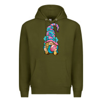 Army Green Easter Gnome Premium Hoodie - BundleAndBundleShop