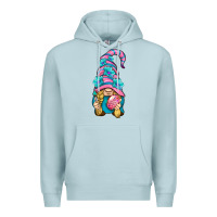 Blue Mist Easter Gnome Premium Hoodie - BundleAndBundleShop