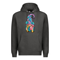 Charcoal Heather Easter Gnome Premium Hoodie - BundleAndBundleShop