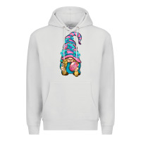 Dove Grey Easter Gnome Premium Hoodie - BundleAndBundleShop