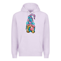 Lilac Easter Gnome Premium Hoodie - BundleAndBundleShop