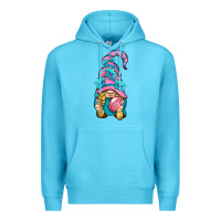 Ocean Blue Easter Gnome Premium Hoodie - BundleAndBundleShop