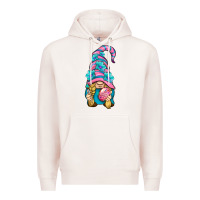 Pale Pink Easter Gnome Premium Hoodie - BundleAndBundleShop