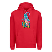 Red Easter Gnome Premium Hoodie - BundleAndBundleShop