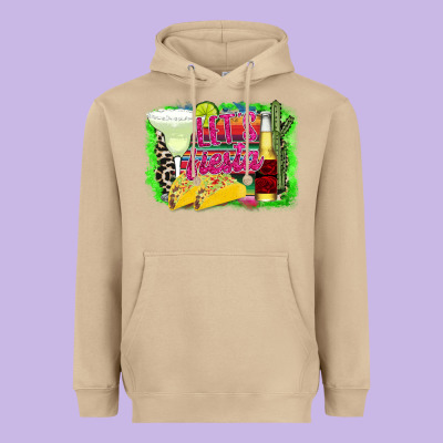 Let's Fiesta Heavyweight Hoodie Designed By Cowhidedigitalart