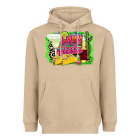 Mushroom Let's Fiesta Heavyweight Hoodie - CowhideDigitalArt
