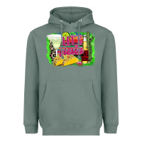 Sage Let's Fiesta Heavyweight Hoodie - CowhideDigitalArt