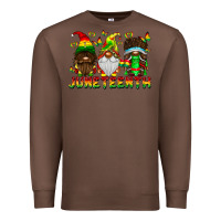 Chestnut June Teenth Gnomes Premium Sweatshirt - CowhideDigitalArt
