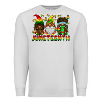 Dove Grey June Teenth Gnomes Premium Sweatshirt - CowhideDigitalArt