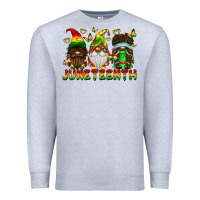 Heather Grey June Teenth Gnomes Premium Sweatshirt - CowhideDigitalArt