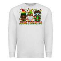 Oatmeal Heather June Teenth Gnomes Premium Sweatshirt - CowhideDigitalArt