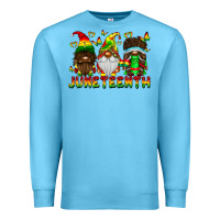 Ocean Blue June Teenth Gnomes Premium Sweatshirt - CowhideDigitalArt