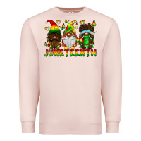 Pale Pink June Teenth Gnomes Premium Sweatshirt - CowhideDigitalArt