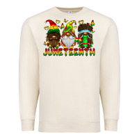 Sandshell June Teenth Gnomes Premium Sweatshirt - CowhideDigitalArt