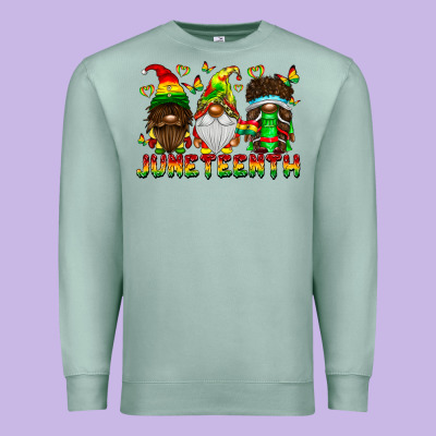 June Teenth Gnomes Premium Sweatshirt Designed By Cowhidedigitalart