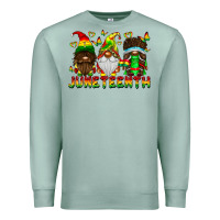 Seafoam June Teenth Gnomes Premium Sweatshirt - CowhideDigitalArt