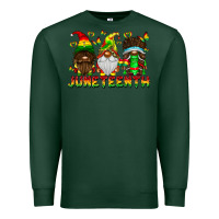 Sports Green June Teenth Gnomes Premium Sweatshirt - CowhideDigitalArt