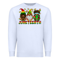 White June Teenth Gnomes Premium Sweatshirt - CowhideDigitalArt