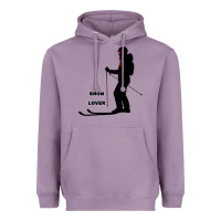 Lavender nighttime ski adventure Heavyweight Hoodie - tuanDangUi