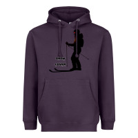 Plum nighttime ski adventure Heavyweight Hoodie - tuanDangUi