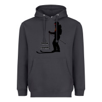Smoke nighttime ski adventure Heavyweight Hoodie - tuanDangUi