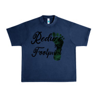 Navy Climate Change Reduce Your Carbon Footprint Gift Urban Heavy Tee - Bettercallsaul