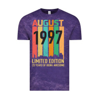 Cloud Purple August 1997 23 Years Old 23rd Birthday Vintage Tee - Bettercallsaul