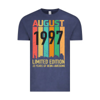 Vintage Denim August 1997 23 Years Old 23rd Birthday Vintage Tee - Bettercallsaul
