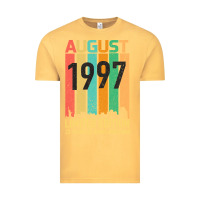 Vintage Mustard August 1997 23 Years Old 23rd Birthday Vintage Tee - Bettercallsaul