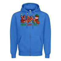 True Royal Peace Love Elf Christmas Zipper Hoodie - BundleAndBundleShop
